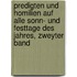 Predigten und Homilien auf Alle Sonn- und Festtage des Jahres, zweyter Band
