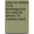 Rules for Writers 7e & Learningcurve for Rules for Writers 7e (Access Card)