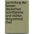 Sammlung der besten deutschen Schriftsteller und Dichter, Dreyzehnter Theil