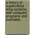 A Theory of Supercritical Wing Sections, with Computer Programs and Examples