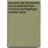 Annalen der deutschen und ausländischen Criminal-Rechtspflege, Zweiter Band door Julius Eduard Hitzig