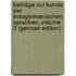 Beiträge Zur Kunde Der Indogermanischen Sprachen, Volume 3 (German Edition)