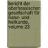 Bericht Der Oberhessischen Gesellschaft Für Natur- Und Heilkunde, Volume 23