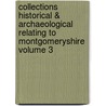 Collections Historical & Archaeological Relating to Montgomeryshire Volume 3 door Powys-Land Club