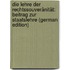 Die Lehre Der Rechtssouveränität: Beitrag Zur Staatslehre (German Edition)