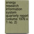 Energy Research Information System Quarterly Report (Volume 1976 V. 1 No. 2)