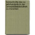 Formschnitte des xv. Jahrhunderts in der Universitätsbibliothek zu München