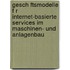 Gesch Ftsmodelle F R Internet-Basierte Services Im Maschinen- Und Anlagenbau