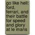 Go Like Hell: Ford, Ferrari, And Their Battle For Speed And Glory At Le Mans