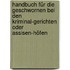 Handbuch Für Die Geschwornen Bei Den Kriminal-gerichten Oder Assisen-höfen