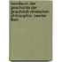 Handbuch der Geschichte der Griechisch-Römischen Philosophie. Zweiter Theil