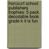Harcourt School Publishers Trophies: 5 Pack Decodable Book Grade K It Is Fun