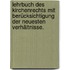 Lehrbuch des Kirchenrechts mit Berücksichtigung der neuesten Verhältnisse.