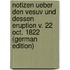 Notizen Ueber Den Vesuv Und Dessen Eruption V. 22 Oct. 1822 (German Edition)