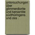 Untersuchungen über Glimmerdiorite und Kersantite Südthüringens und des .