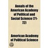 Annals Of The American Academy Of Political And Social Science (Volume 71-72)