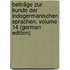 Beiträge Zur Kunde Der Indogermanischen Sprachen, Volume 14 (German Edition)