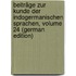 Beiträge Zur Kunde Der Indogermanischen Sprachen, Volume 24 (German Edition)