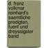 D. Franz Volkmar Reinhard's saemtliche Predigten, fuenf und dreyssigster Band