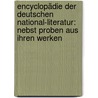 Encyclopädie der Deutschen National-literatur: Nebst Proben aus ihren Werken by Ludwig Bernhard Wolff Oskar