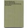 Gemeindeordnung Baden-Württemberg  - Gemeindehaushaltsverordnung (Kommentar) door Bernd Aker