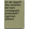 Ist der Begriff des Schönen bei Kant consequent entwickelt? (German Edition) by Nicolai Wilhelm