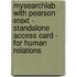MySearchLab with Pearson Etext - Standalone Access Card - for Human Relations