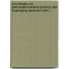 Physiologie und Pathologie(funktions-prüfung) des Bogengang-apparates beim . by Barany Robert
