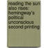 Reading the Sun Also Rises: Hemingway's Political Unconscious Second Printing