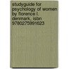 Studyguide For Psychology Of Women By Florence L. Denmark, Isbn 9780275991623 door Cram101 Textbook Reviews