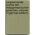 Vergleichende Syntax Der Indogermanischen Sprachen, Volume 5 (German Edition)