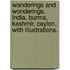 Wanderings and Wonderings. India, Burma, Kashmir, Ceylon. With illustrations.