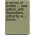A Survey of London ... New edition, with illustrations, edited by W. J. Thoms.