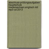 Abschluss-prüfungsaufgaben Hauptschule Niedersachsen.englisch Mit Mp3-cd 2013 by Manfred Arendt