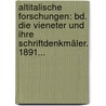 Altitalische Forschungen: Bd. Die Vieneter Und Ihre Schriftdenkmäler. 1891... door Carl Eugen Pauli