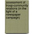 Assessment of Troop-Community Relations (in the Light of a Newspaper Campaign)