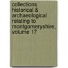 Collections Historical & Archaeological Relating to Montgomeryshire, Volume 17 by Club Powys-land