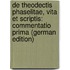 De Theodectis Phaselitae, Vita Et Scriptis: Commentatio Prima (German Edition)