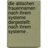 Die attischen Frauennamen nach ihrem Systeme dargestellt: nach ihrem Systeme . by Bechtel Friedrich