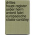 Drittes Haupt-Register ueber Herrn Antonii Fabri Europaeische Staats-Cantzley.