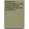 Erläuternde Anmerkungen Zu Den Metaphysischen Anfangsgründen Der Rechtslehre door Immanual Kant