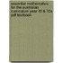 Essential Mathematics For The Australian Curriculum Year 10 & 10A Pdf Textbook
