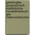 Gedrängtes geographisch statistisches Handwörterbuch des Österreichischen .