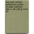Harcourt School Publishers Social Studies National: Blw-lv Rdr Coll Gr 3 Ss 07