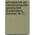 Jahresbericht Der Naturforschenden Gesellschaft Graubündens, Volumes 16-17...