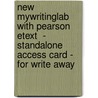 New Mywritinglab With Pearson Etext  - Standalone Access Card - For Write Away by Rochelle Harden