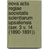 Nova Acta Regiae Societatis Scientiarum Upsaliensis (Ser. 3 V. 14 (1890-1891))