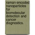 Raman-Encoded Nanoparticles for Biomolecular Detection and Cancer Diagnostics.
