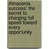 Rhinoceros Success: The Secret To Charging Full Speed Toward Every Opportunity