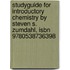 Studyguide For Introductory Chemistry By Steven S. Zumdahl, Isbn 9780538736398